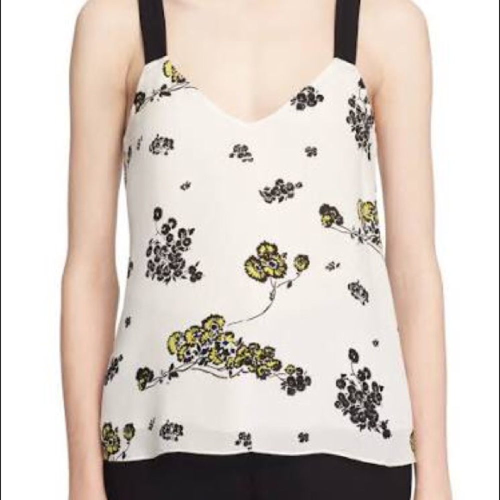 A.L.C. Renne Silk Floral Tank Top